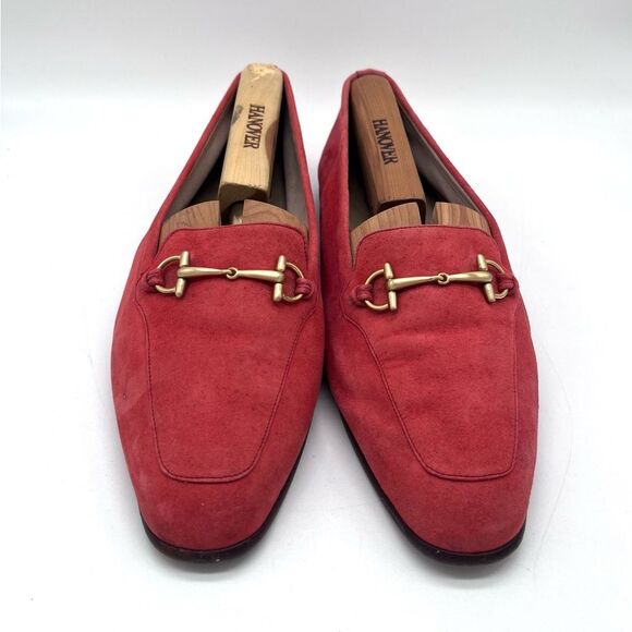 Gucci Shoes - Gucci Women’s Jordaan Suede Accent Loafers 38.5